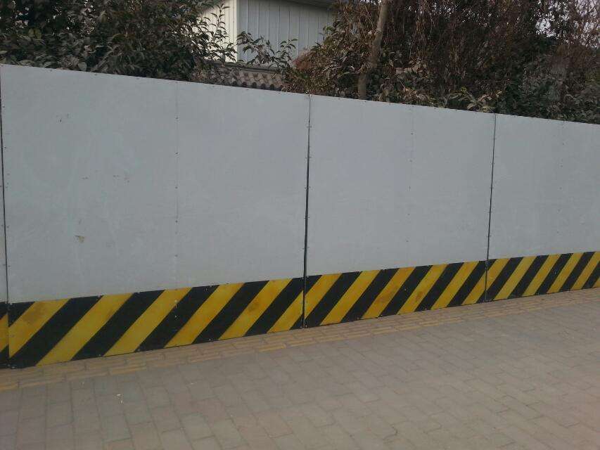 下反光條圍擋示意圖